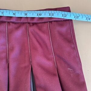 Champion Maroon Kids Pleated Skirt